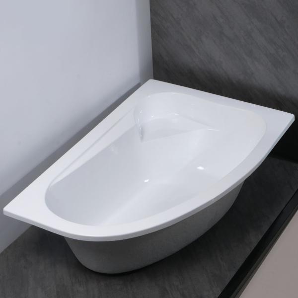 Acrylic Bathtub Rectangle Shape with Optional Legs Structurer and Simple Drop in Design