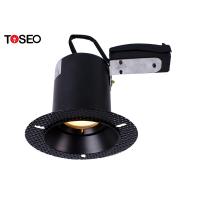 Feu blanc/noir Trimless évalué Downlights, Downlights coupé par 75mm