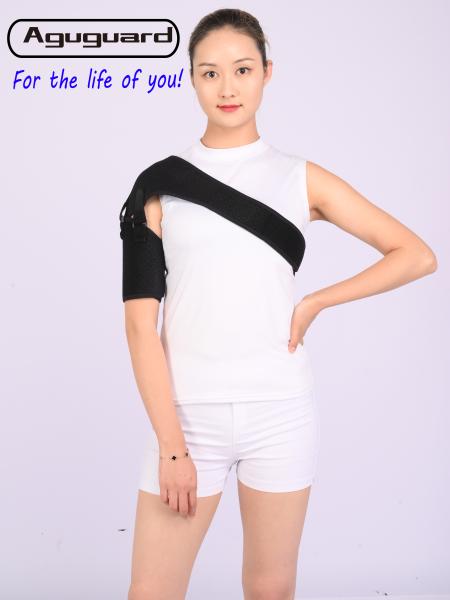 Black Color Adjustable Shoulder Support for Shoulder Injuries