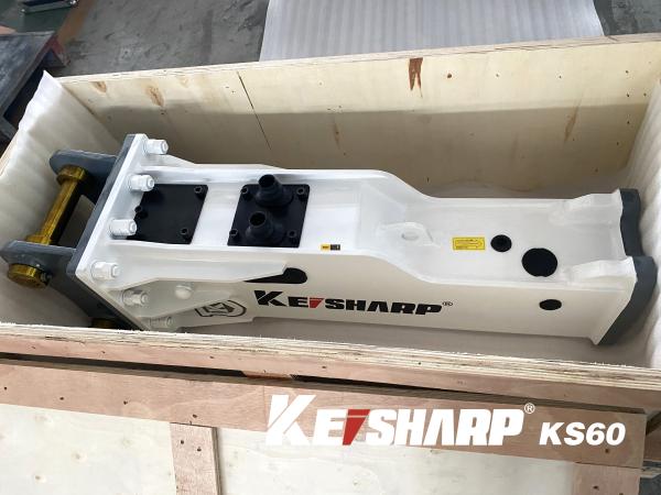 OEM KS60 Silenced Type Hydraulic Breaker For 4-8 Ton Excavator