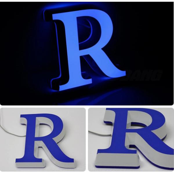 Customization Mini Letter 3d Acrylic Luminous Letter Energy Saving Pvc Light Letter