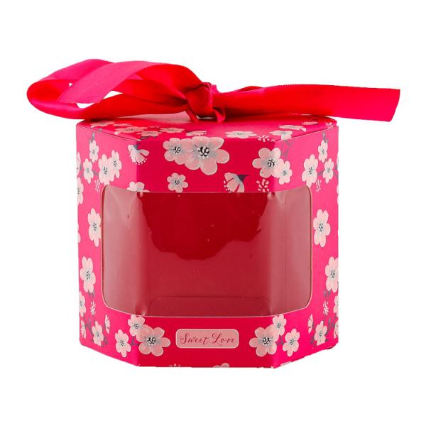 Caja de regalos de dulces de Navidad con tapas
