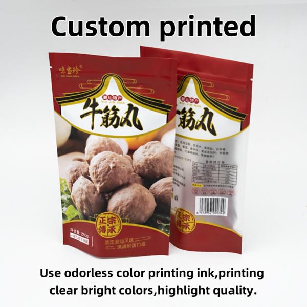 Bolsas Stand Up Multibarrera para Envasado de Alimentos con Resistencia al Aceite y Durabilidad de Alta Calidad.