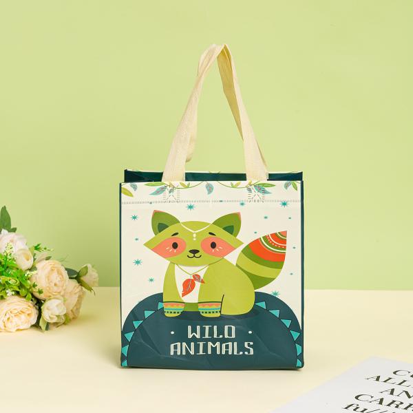 Newest Fashionable Recyclable Non-woven Grocery Bag With Logo for Medium-Sized Items