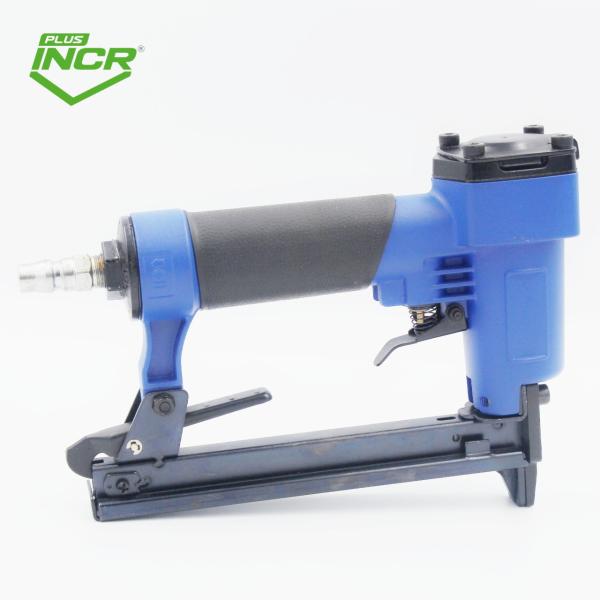 Furniture Staple Gun 21 Gauge Fine Crown Air Pneumatic Stapler 8416 for DIY Decoration