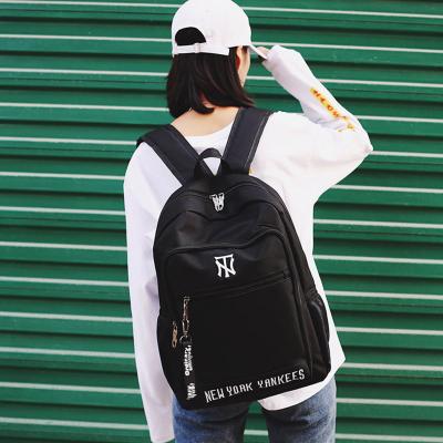 Korean version of cool letters backpack students fashion large capacity schoolbag waterproof casual backpack girl