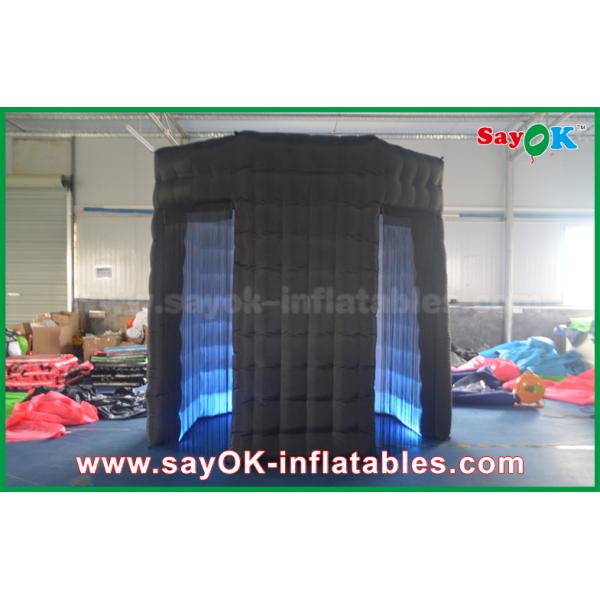 Portable Photo Booth Newest Inflatable Lingting Octagon Photo Booth Oxford Cloth For Wedding Or Event