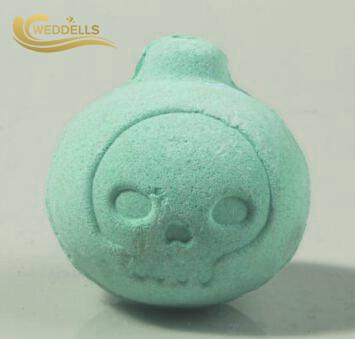 Skull Shaped Custom Bath Bombs / Natural Ingredients Bath Bombs FDA Approval