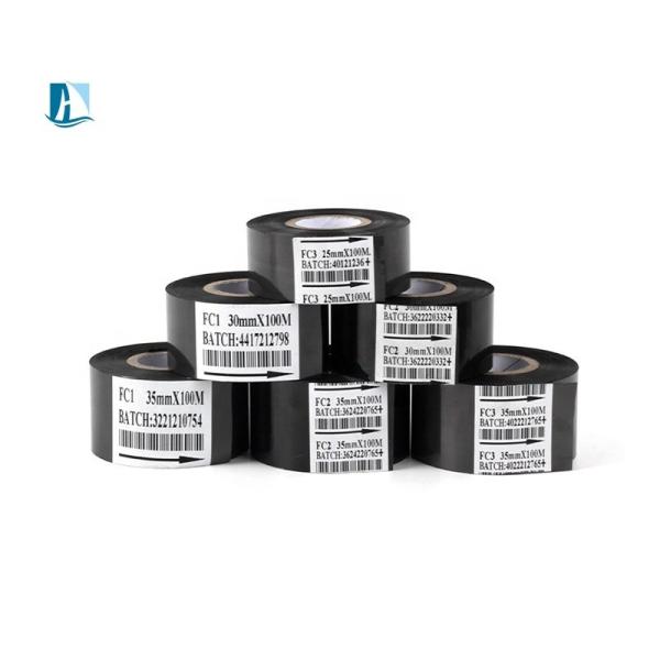 Batch Number and Necessary Text Labels Inside Hot Stamping Ribbon Ink for Date Coding 30mm*100m