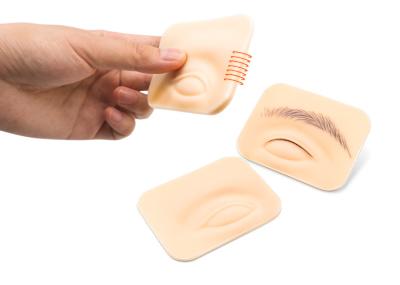 Mini 3d Surface Face Blank Eyebrow Practice Skin Silicone Microblading Tattoo Practice Board