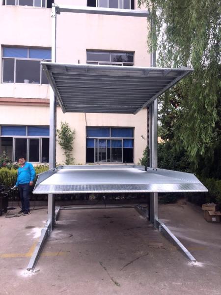 Two Post Triple Parking Lift Double and Triple Parking System Platforms