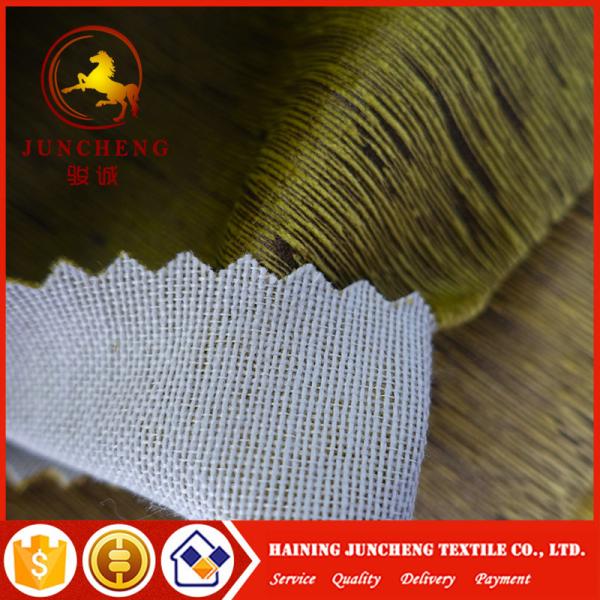 2018 New arrival bronzed polyester fabric for furniture