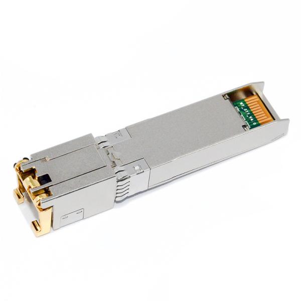 Gigabit Ethernet SFP Transceiver Module 10G Base-T Copper SFP Fiber To RJ45 30m