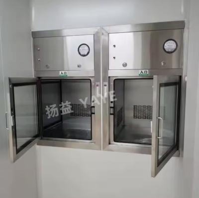Custom Static Pass Box Stainless Steel Lab Pass Box For Cleanrooms