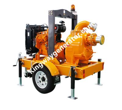 150m3/H Open And Trailer Type Diesel Engine Water Pump Heavy Duty