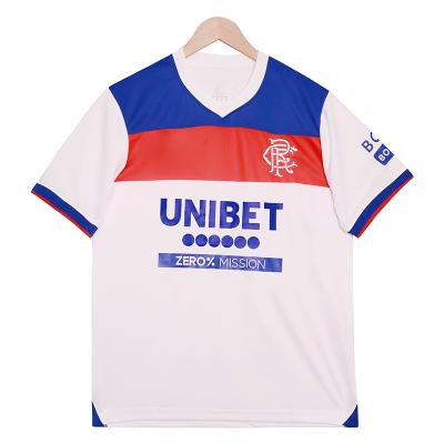 Impresión grupal de LOGO de apoyo al equipo de la camiseta de visitante de la nueva temporada de los Rangers, rentable
