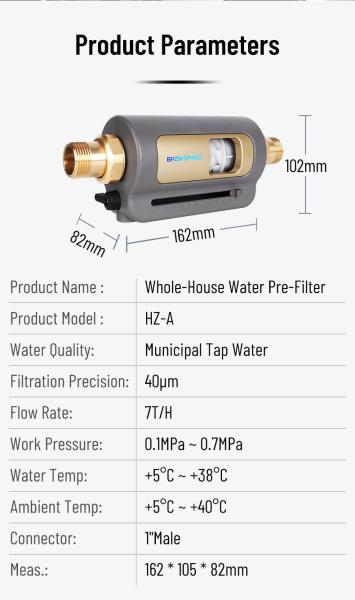 High Flow Auto Backwash Horizontal Water Filter For Home Commercial Use Reliable Sediment Impurity Removal