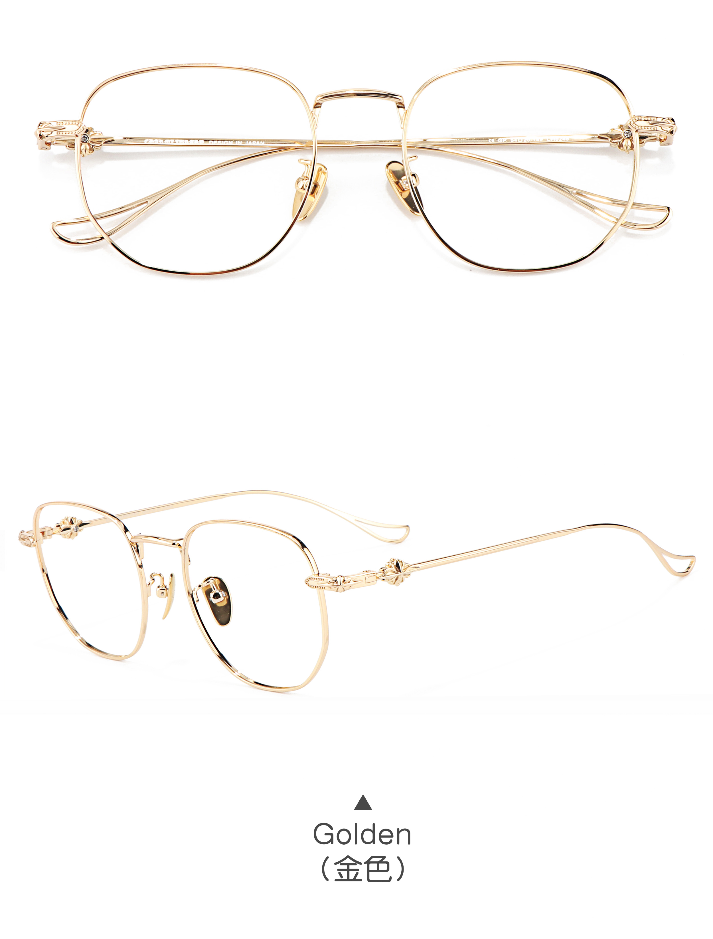 Classic High-end Titanium Metal Butterfly Black Optical Presbyopia Solid Lightweight Glasses Factory Verified Eyewear Merchants