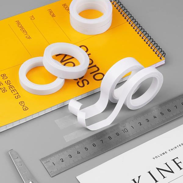 Acrylic Adhesive Double Coated Tissue Tape , Paper Masking Tape Various Sizes