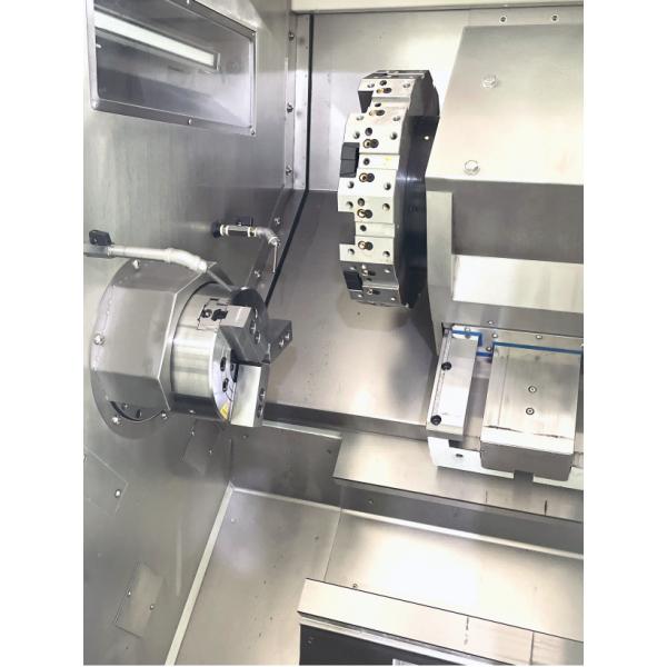 AT-208 Multi-Axis CNC Lathe - Hard Track Design & 62mm Spindle Through Hole
