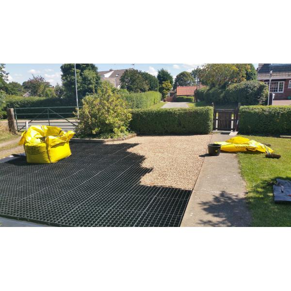 Plastic Grass Lawn Grid Driveway Grid Paver Polymer Hdpe Geocell Grass Paver