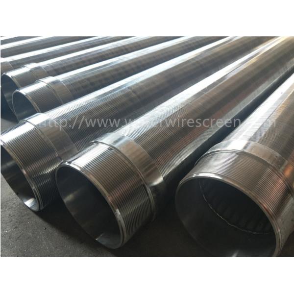 Oil Water Sand Filter 304 Wedge Wire Screen Pipe For Borewell