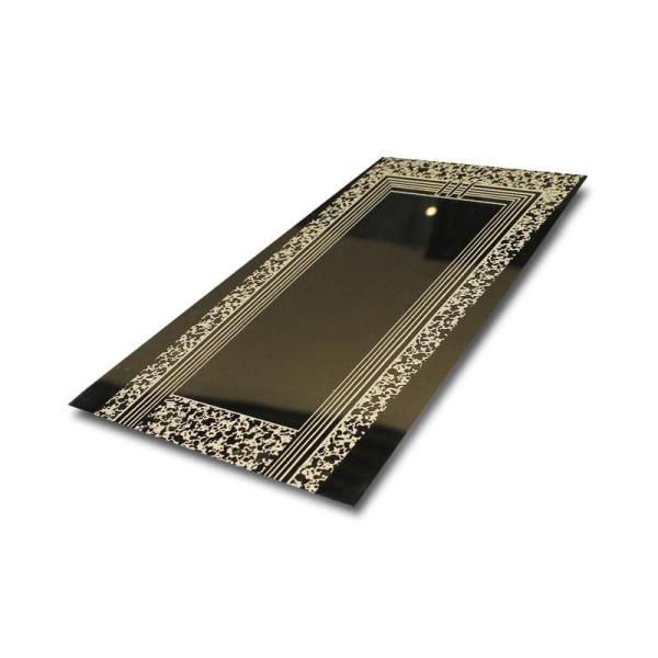 Decoration 1500mm Golden Color Decorative Stainless Steel Sheet For Elevator Cabins