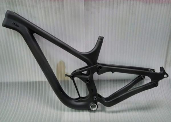 27.5 Inch Carbon Fiber Bicycle Frame , High Grade Enduro Mountain Bike Frame