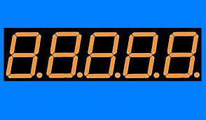 Compact LED 5 Digit 7 Segment Display 0.50 Inch Digit Height 12.7mm Suitable for Embedded Systems and Digital Indicators