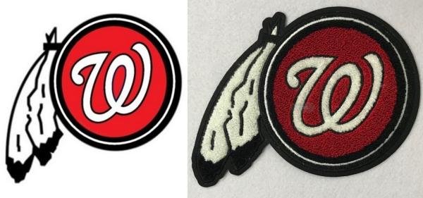 Iron On Heat Cut Border Embroidery Chenille Patch PMS Color