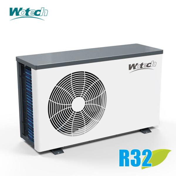 Caldeira de água de bomba de calor elétrica de 8kw para controle flexível da piscina usando refrigerante R32