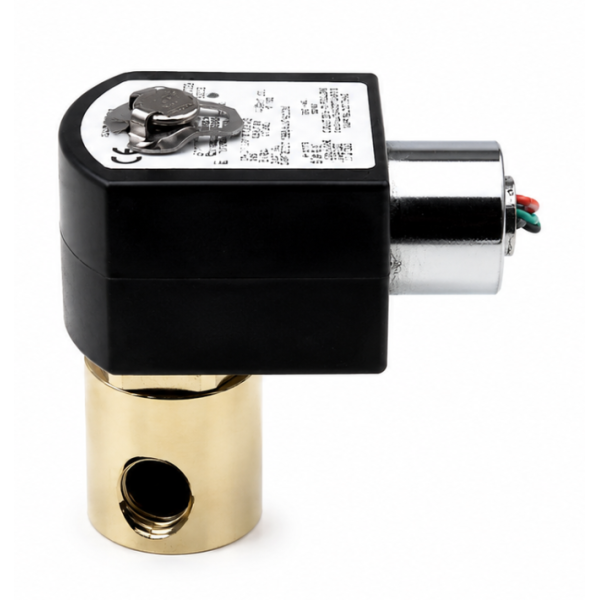 Parker 04F20O1106ACF4C01 General Purpose 2-Port Normally Open Solenoid Valve, 1/4