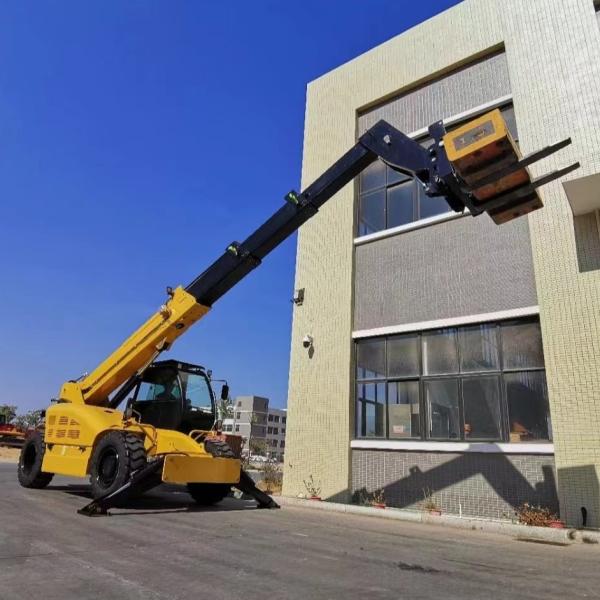 Diesel Engine 4 Ton Telehandler SNSC Forklift Telescopic Boom