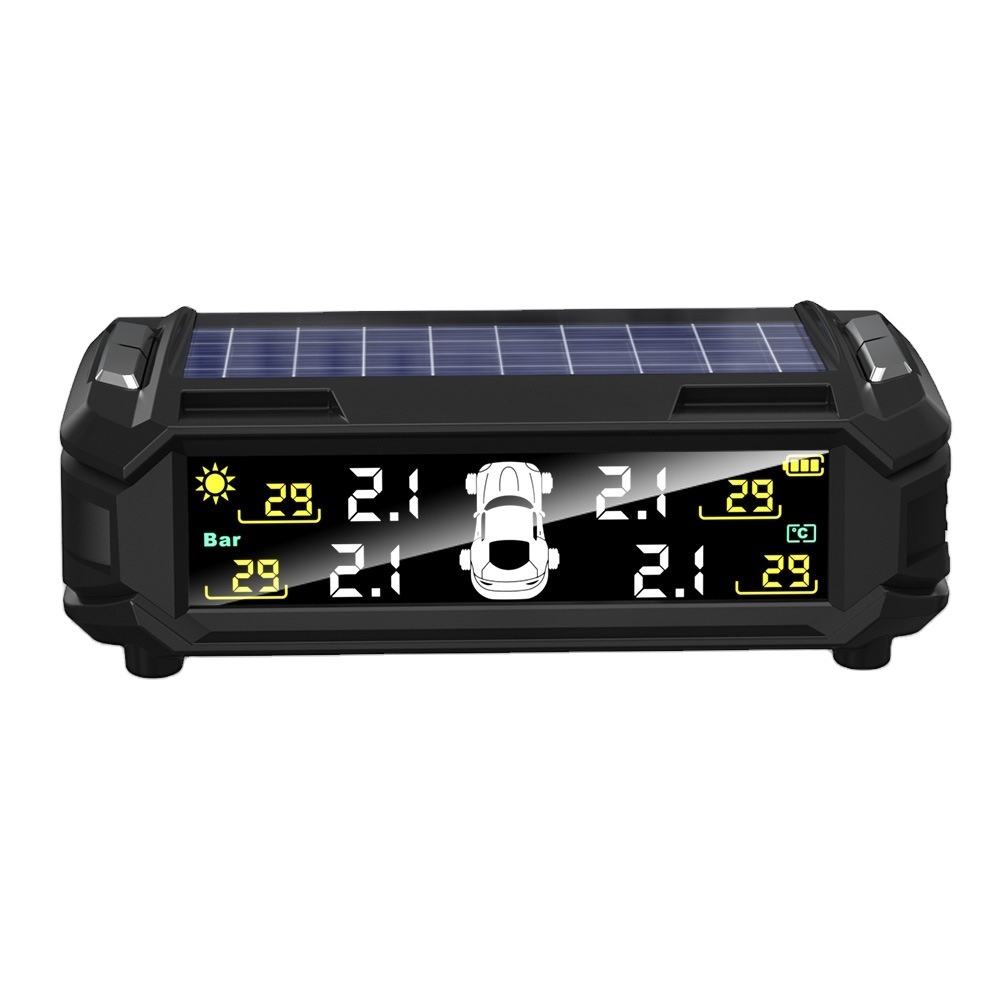 JYS-TPMS S11 Built-In External Wireless Solar TPMS Auto Sensors with 1Y Warranty for Car Tire Pressure Detection and Monitoring