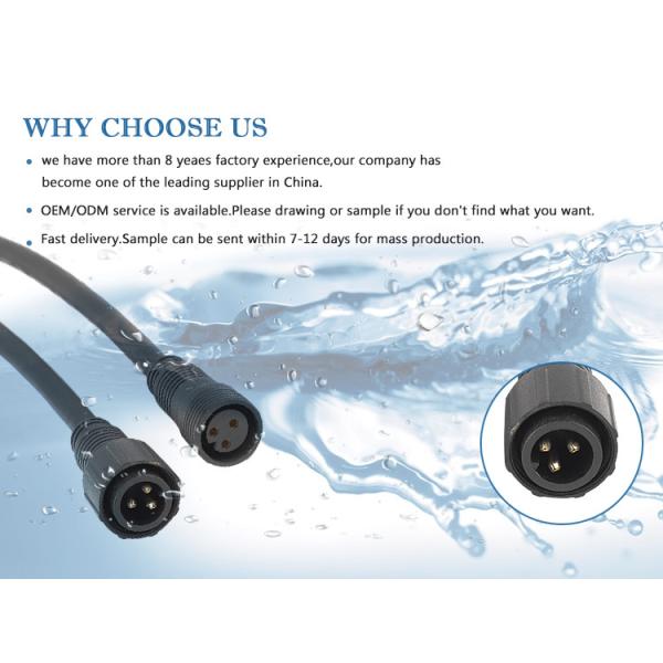 M19 Nylon Encapsulated Male And Female IP68 Outdoor Waterproof Cable Connector