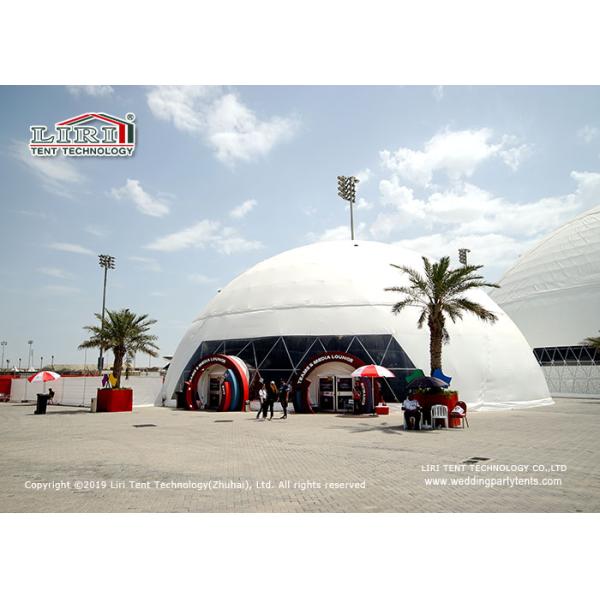 Steel Structure 60m Diameter Geodesic Dome Tents For Outdoor Exhibition