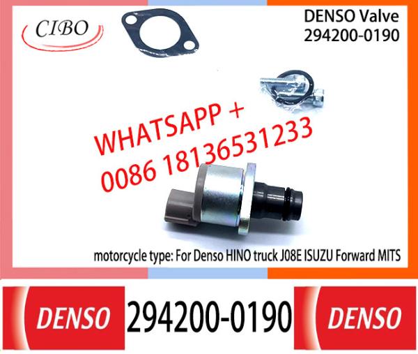 Válvula de controle original 294200-0190 para o caminhão J08E ISUZU Forward MITS de Denso HINO