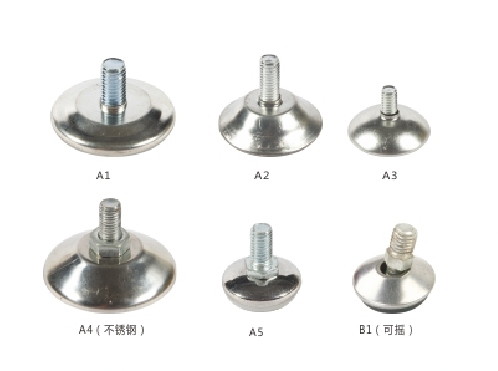 White Color Base Plastic Chair Glides For Metal Chairs High Strenghth M6 Screw Bolt