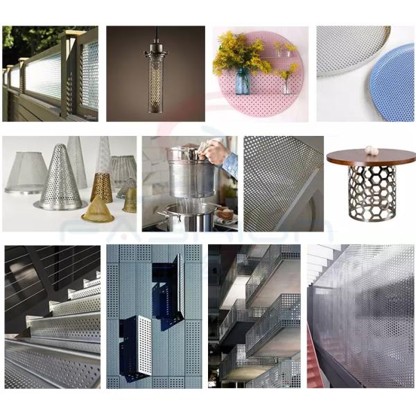 Металлическая пластина украшения SS GI поверхности Birght 8mm пефорированная