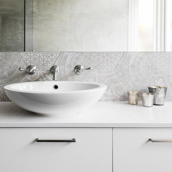 36 Inches Melamine Bathroom Vanity Units Matte White Plain Wall Mounted Bathroom Cabinet