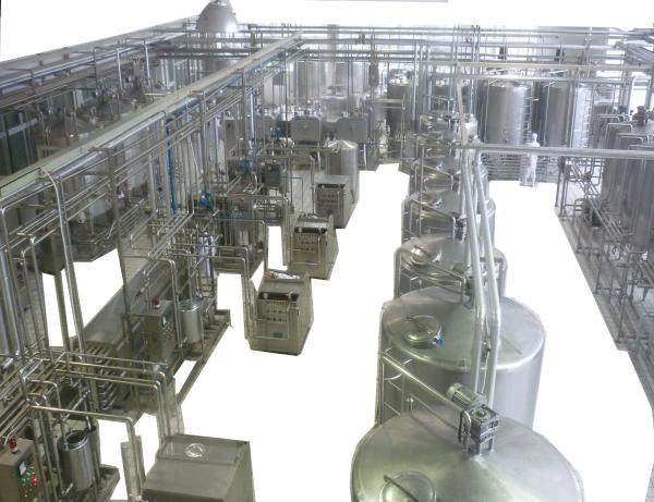 Instalação de transformação de laticínios de aço inoxidável de 3000L/h para leite, iogurte, queijo, manteiga e sorvete