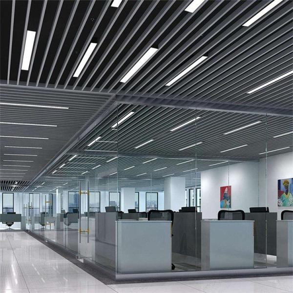 30w LED Ceiling Light Linear Baffle Aluminum Pre Painted Transfer Printing