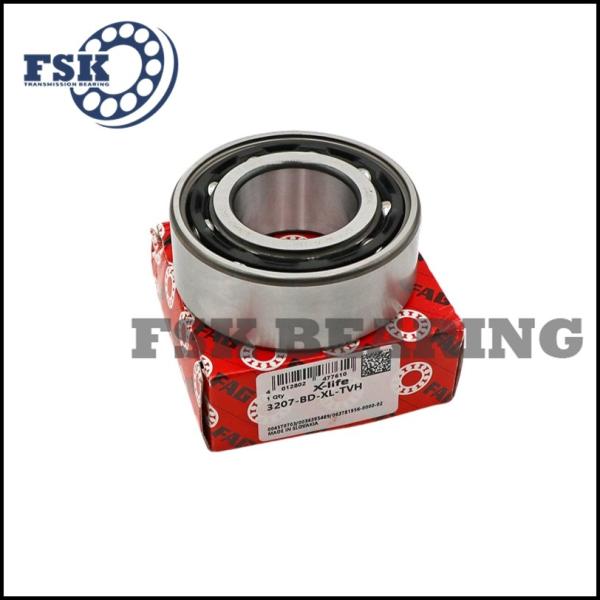 Nylon Cage 3202 ATN9 , 3203 ATN9 , 3204 ATN9 Angular Contact Ball Bearing Double Row