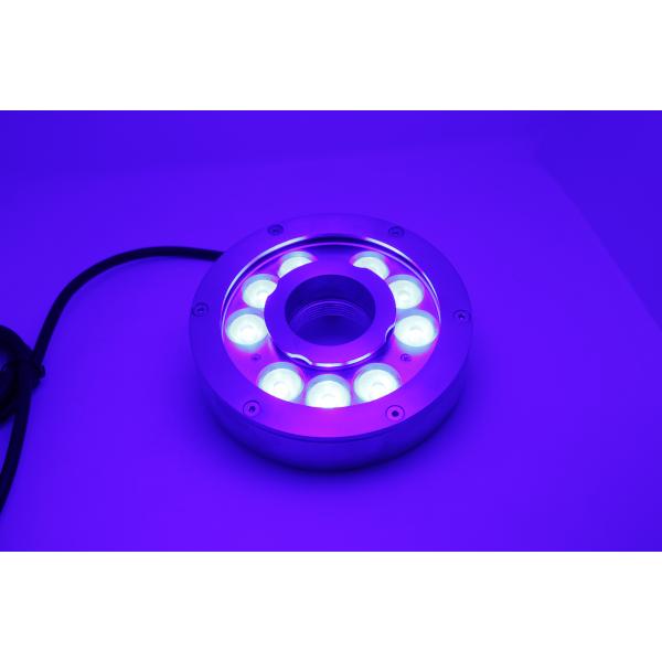 RGB LED Underwater Light For Fountain 316 Stainless Steel 27w Fountain Light