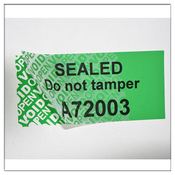 Anti-Tamper PET Security Warranty VOID Stickers,Custom Made VOIDTamper  Evident Hologram Sticker