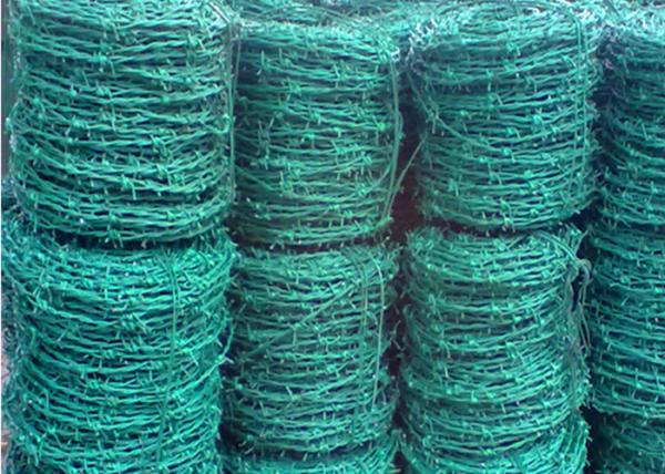 13 Gauge ISO 9001 Galvanized Barbed Wire 1.8cm High Tensile Barbed Wire Fence