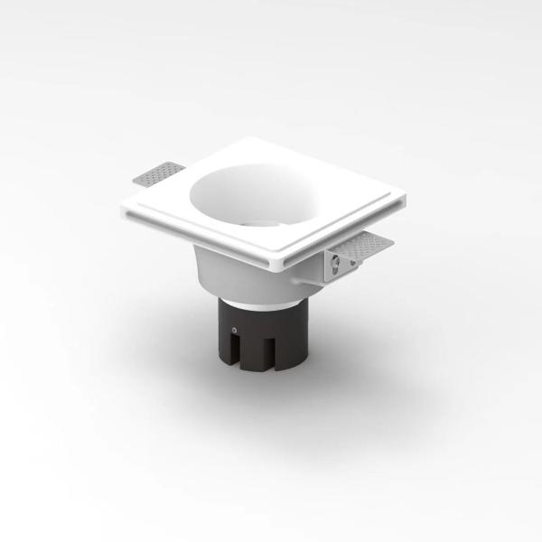 Plaster Anti Glare LED Downlights , AC85V-265V square cob light 2700K