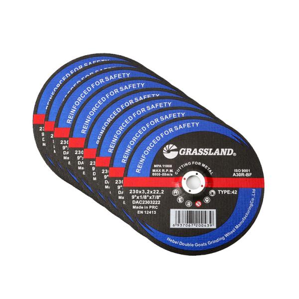 9 230mm X 3.2mm X 22.2mm Stainless Steel Cutting Discs Angle Grinder Using EN 12413