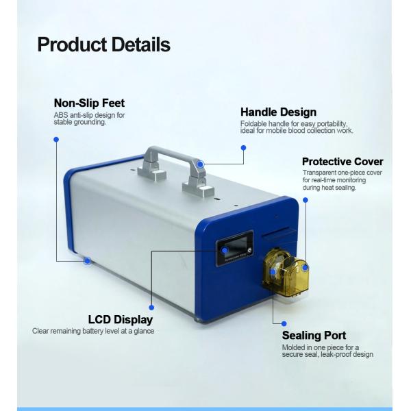 CenLee Blood Bag Tube Sealer for Blood Bags and Transfusion Tubes Sealing in Hospitals and Blood Banks