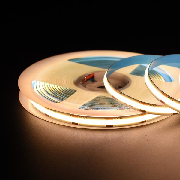 LED Strip Light 16.4ft/5m DC12V High Density 480 LEDs/M COB Light Strip Non-Waterproof LED Tape Light For Living Room